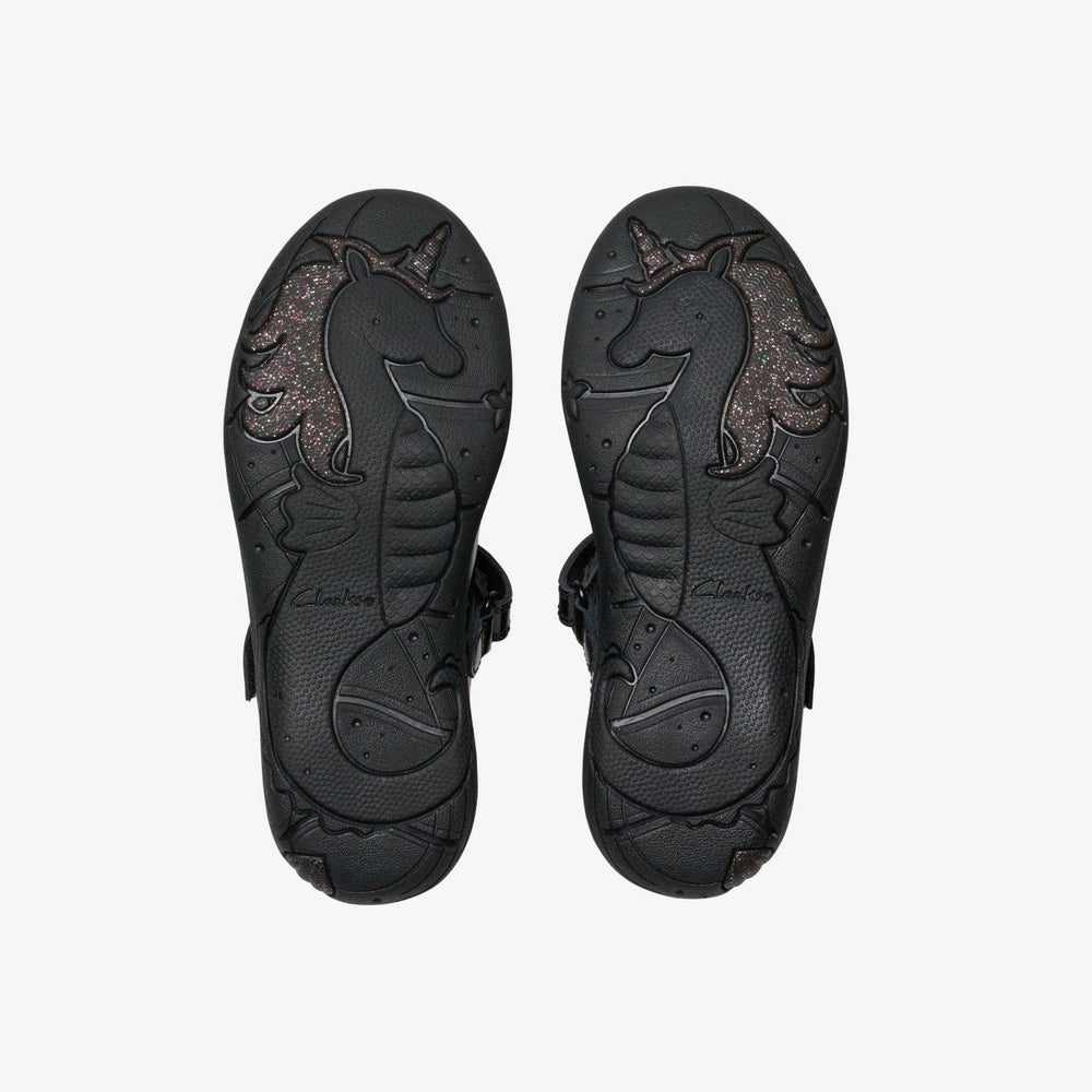 Relda Gem Kid Black Patent