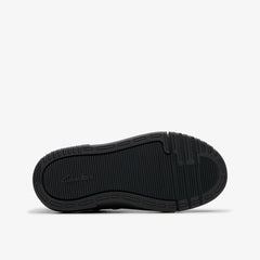 Oslo Flare Kid Black Leather