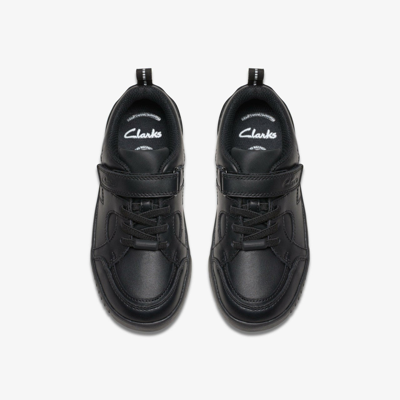 Oslo Flare Kid Black Leather