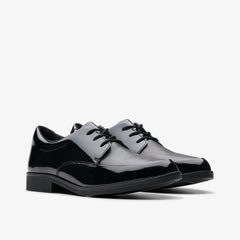 Aubrie Dress Youth Black Patent