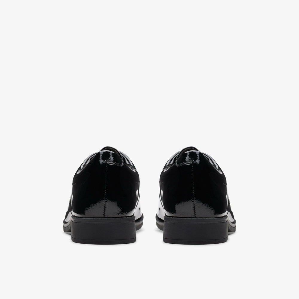 Aubrie Dress Youth Black Patent