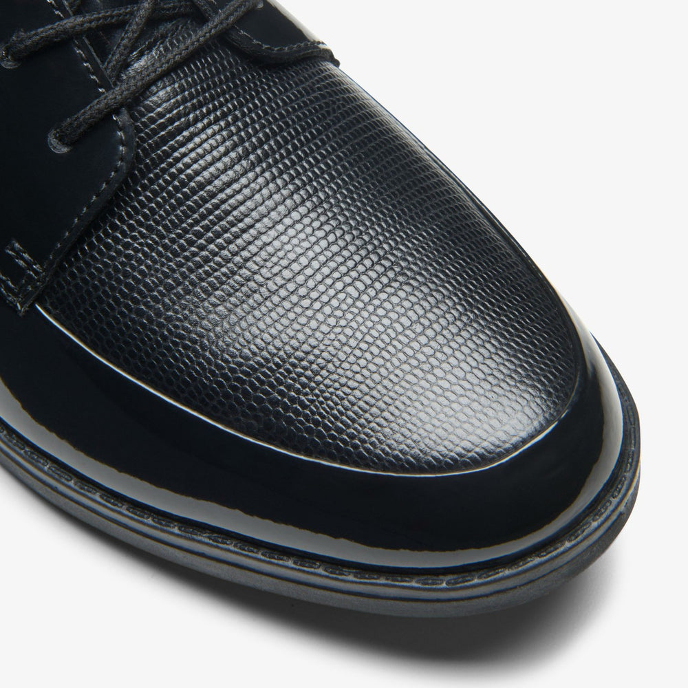 Aubrie Dress Youth Black Patent