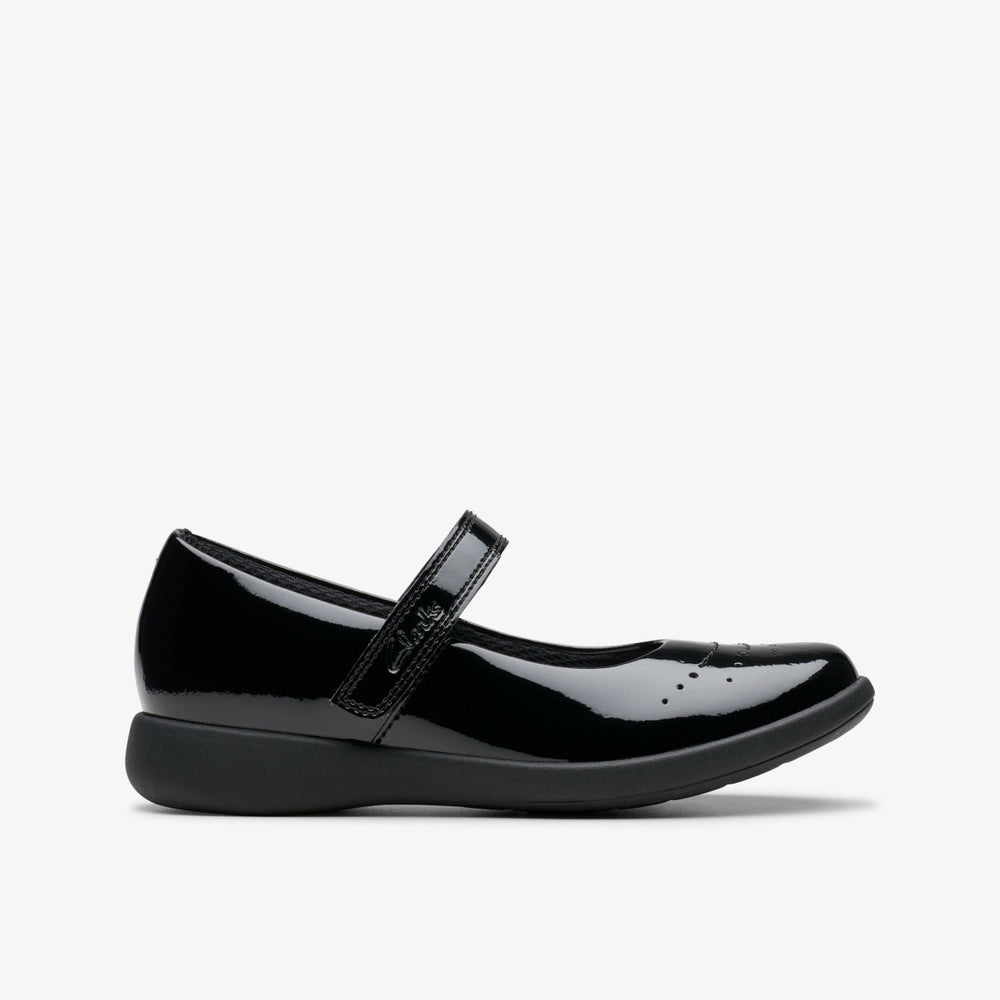 Etch Gem Kid Black Patent