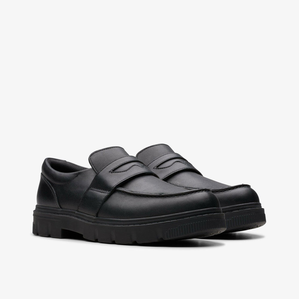 Lorcam Craft Youth Black Leather