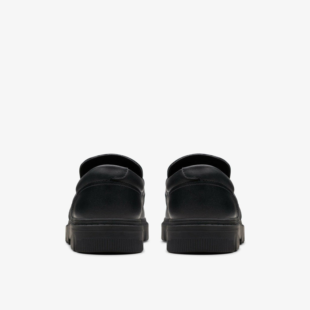 Lorcam Craft Youth Black Leather