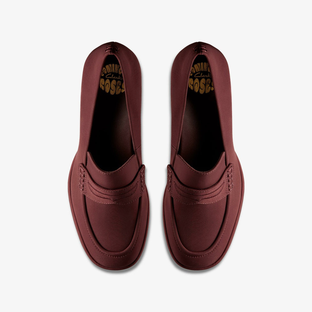 Martine Rose Loafer 2 Oxblood Textile