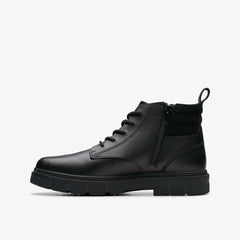 Lorcam Trail Older Black Leather