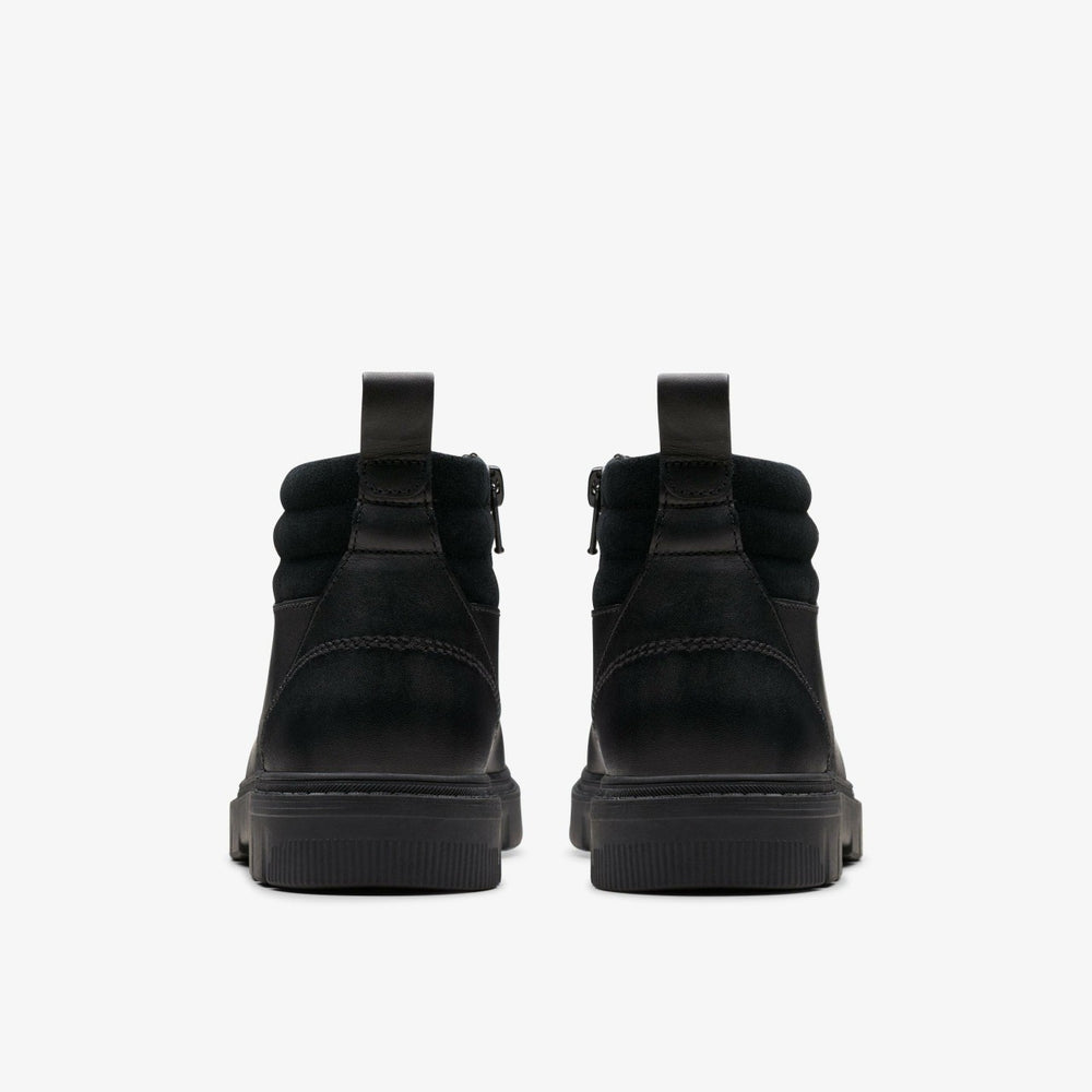 Lorcam Trail Older Black Leather