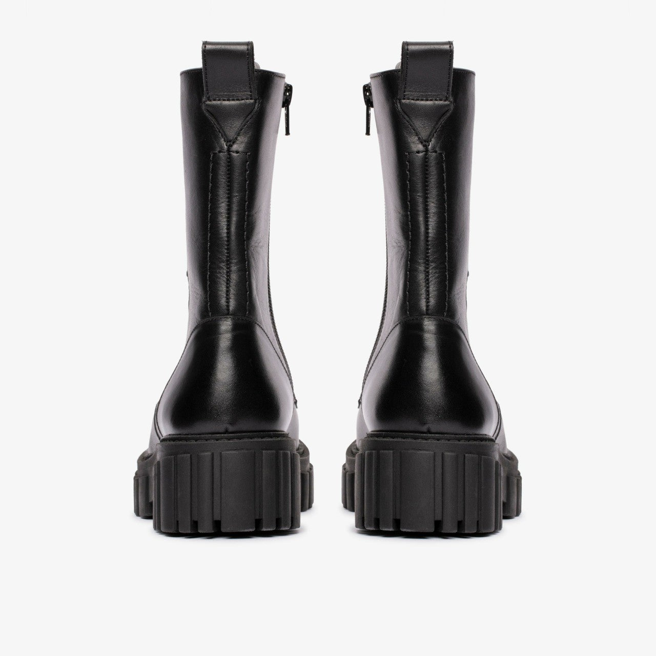 Page Lace Boot Black Leather