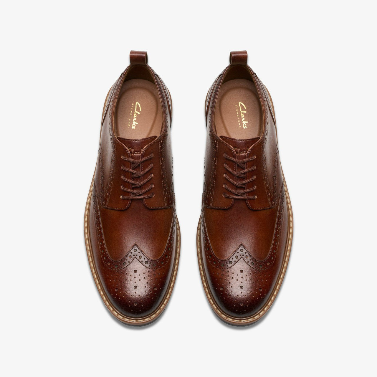 Aldwin Limit Brogue Mid Tan Leather