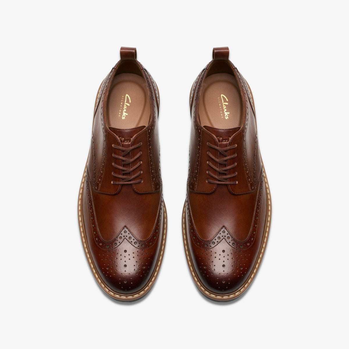 Aldwin Limit Brogue Mid Tan Leather