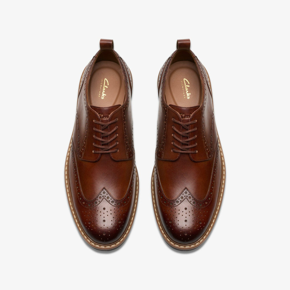 Aldwin Limit Brogue Mid Tan Leather