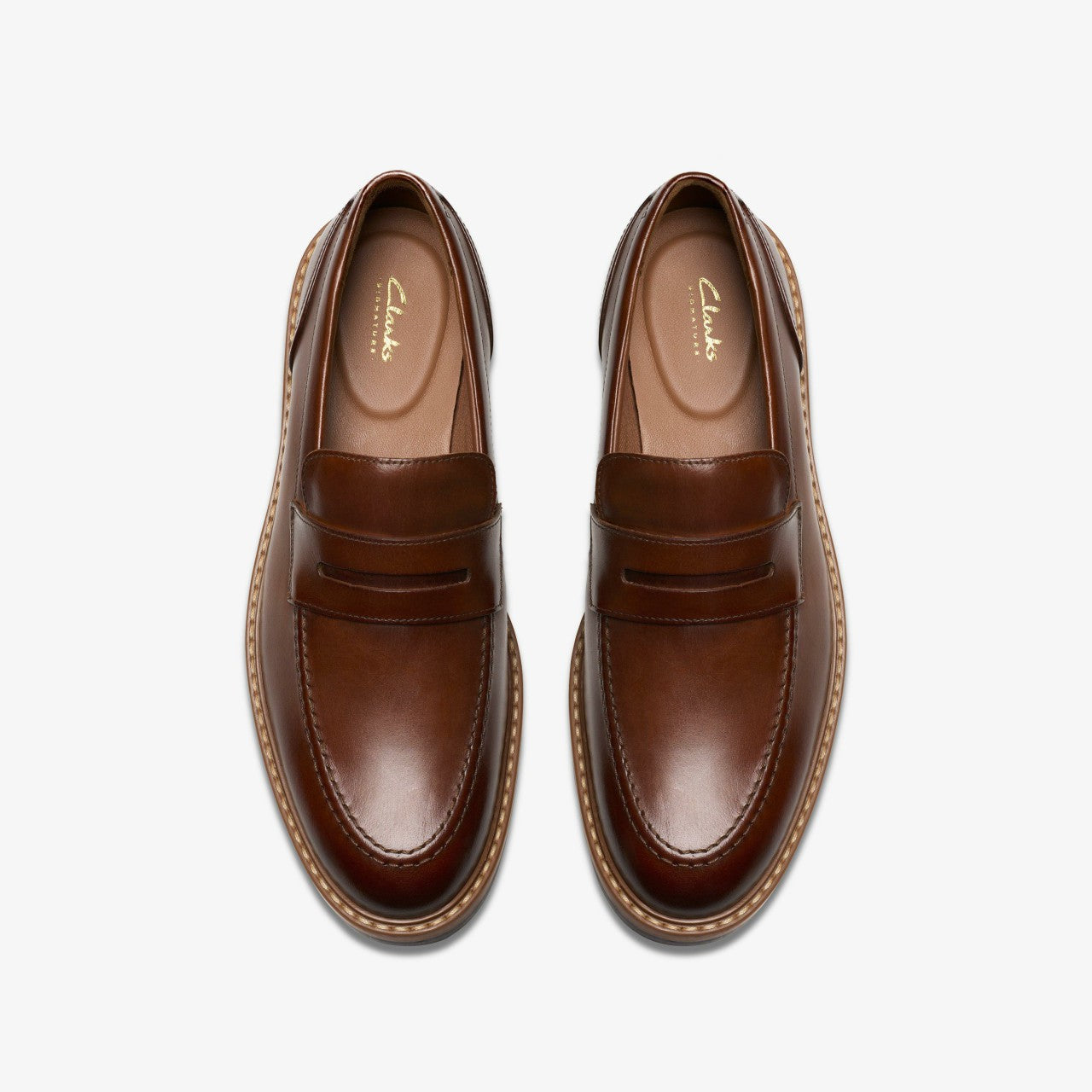 Aldwin Step Loafer Mid Tan Leather