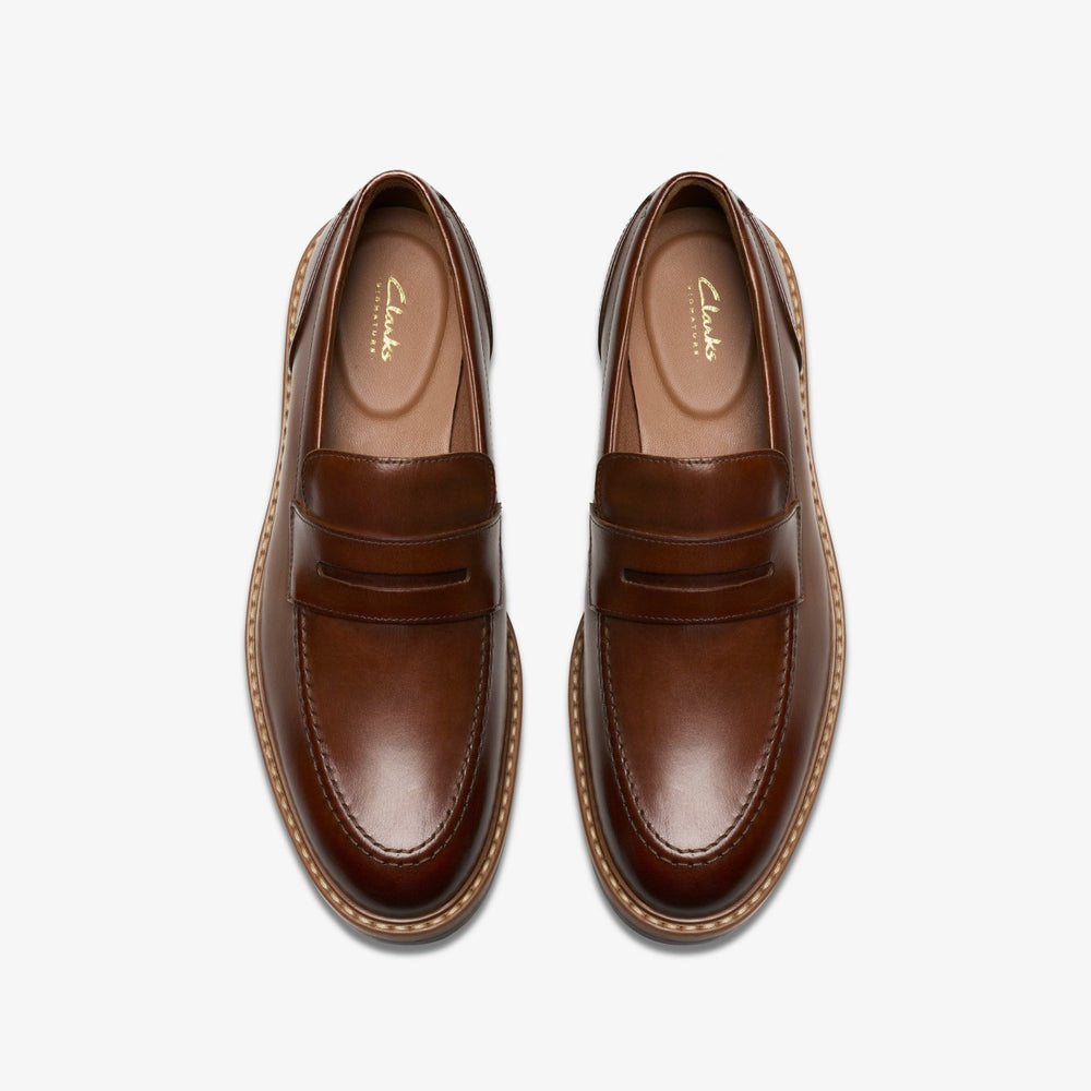 Aldwin Step Loafer Mid Tan Leather