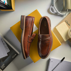 Aldwin Step Loafer Mid Tan Leather