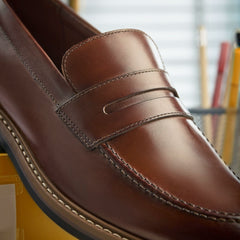 Aldwin Step Loafer Mid Tan Leather