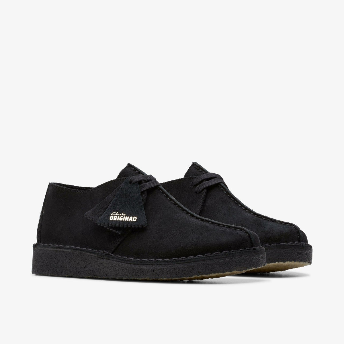 Desert Trek Black Suede