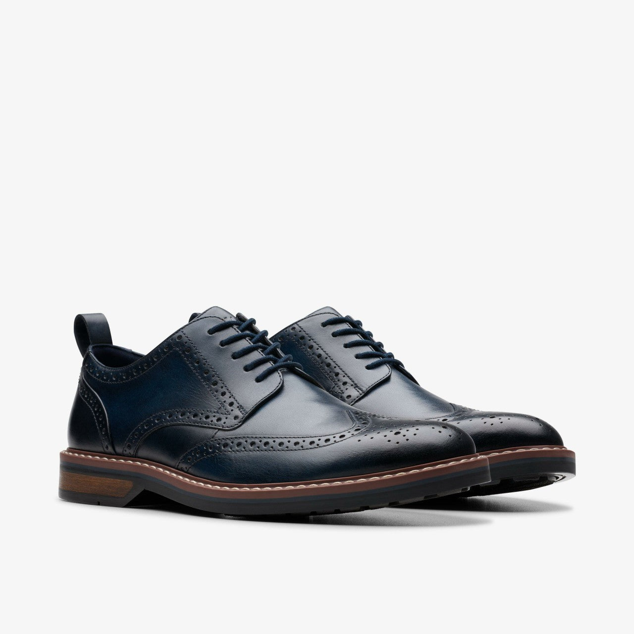 Aldwin Limit Brogue Navy Leather