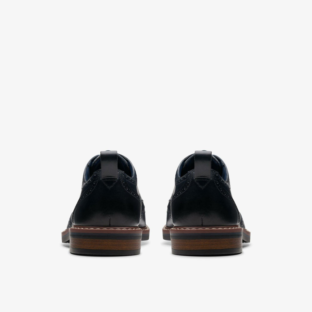 Aldwin Limit Brogue Navy Leather