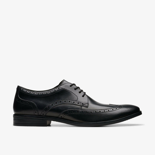 Brandon Limit Brogue Black Leather