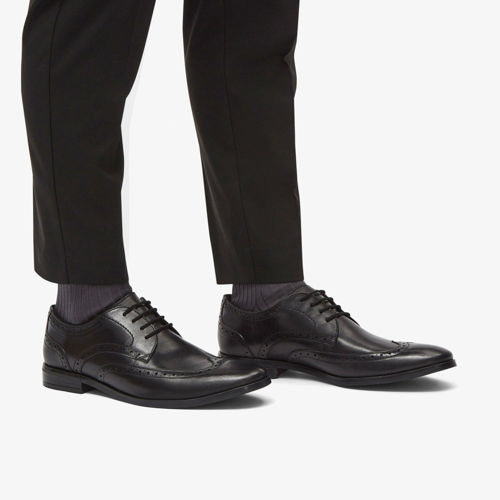 Brandon Limit Brogue Black Leather