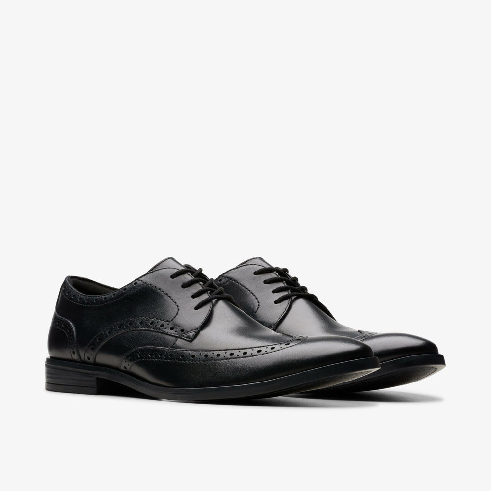 Brandon Limit Brogue Black Leather
