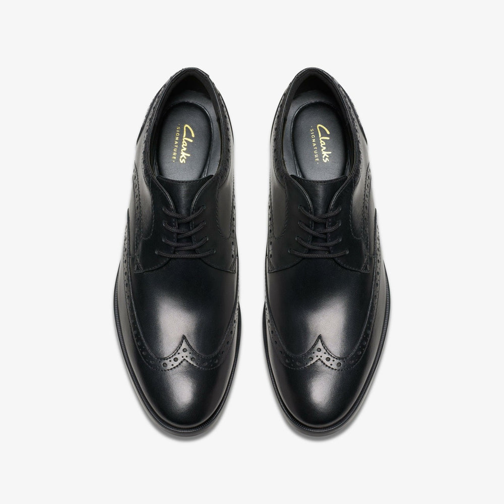 Brandon Limit Brogue Black Leather