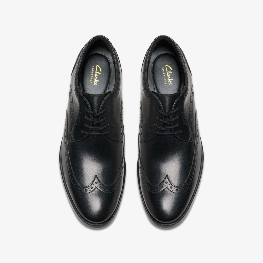Brandon Limit Brogue Black Leather