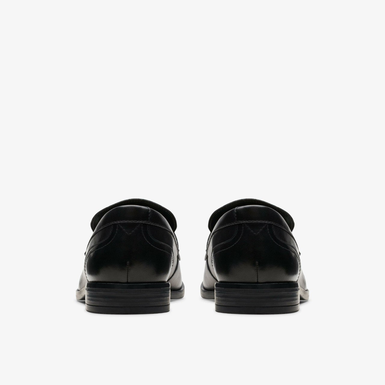 Brandon Step Loafer Black Leather