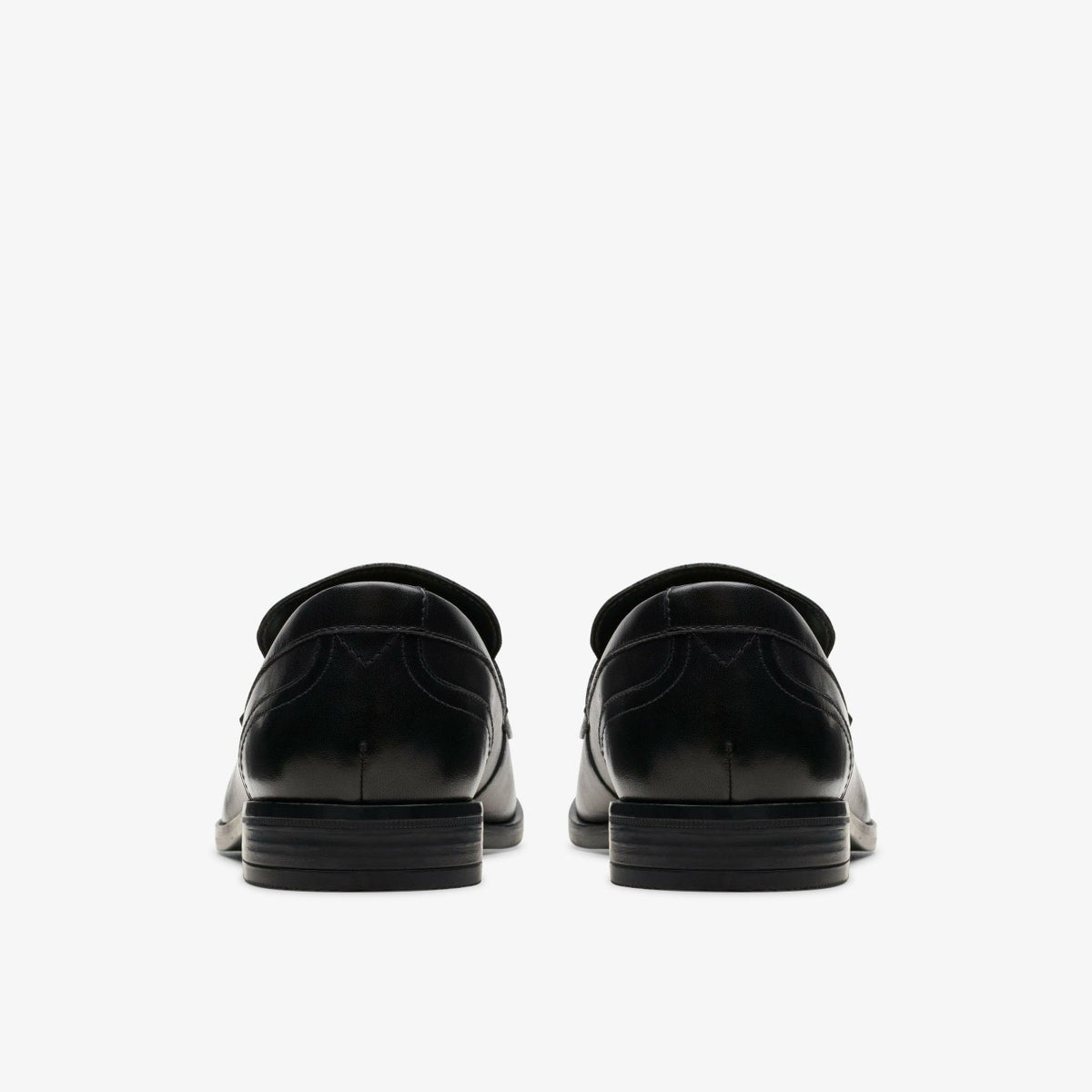 Brandon Step Loafer Black Leather