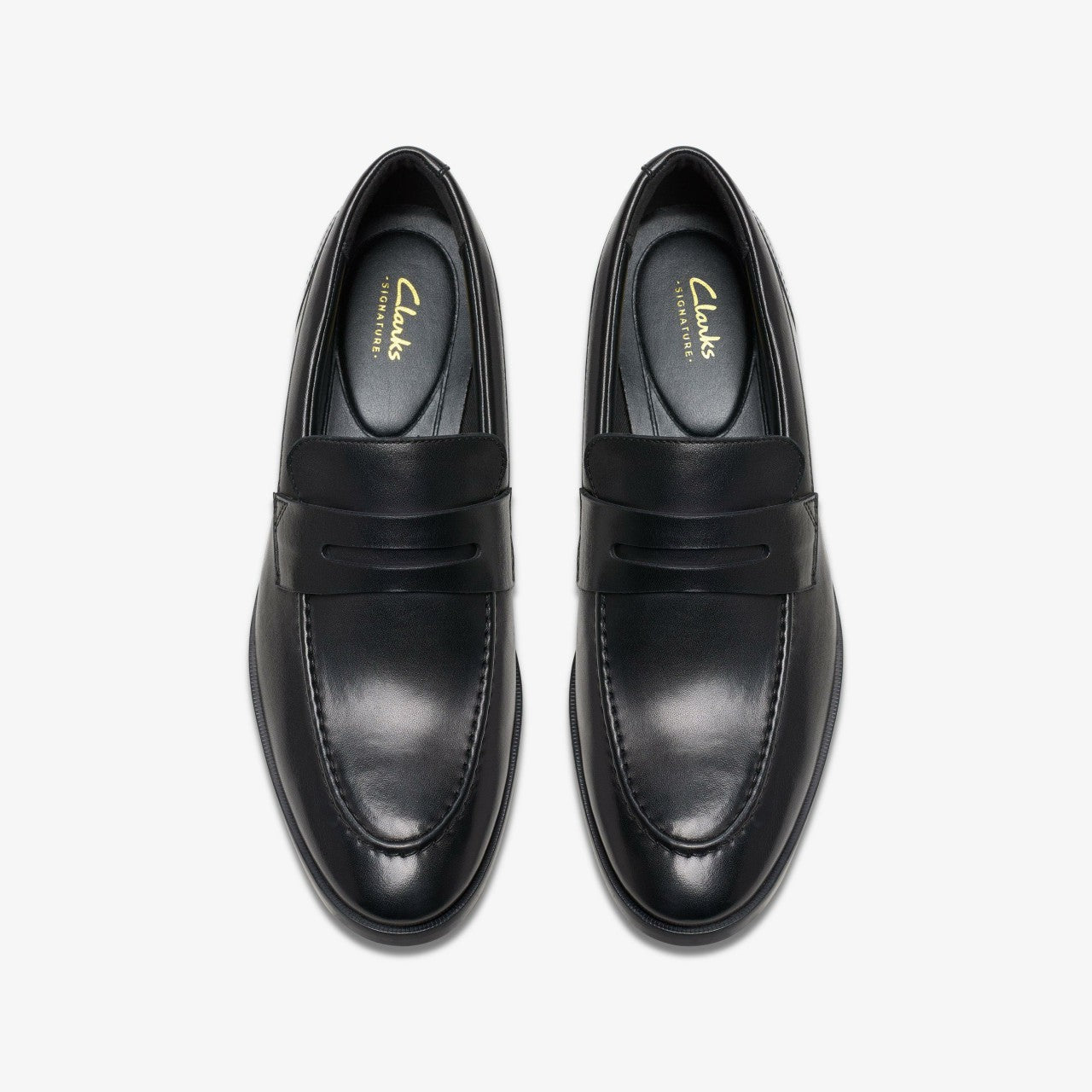 Brandon Step Loafer Black Leather