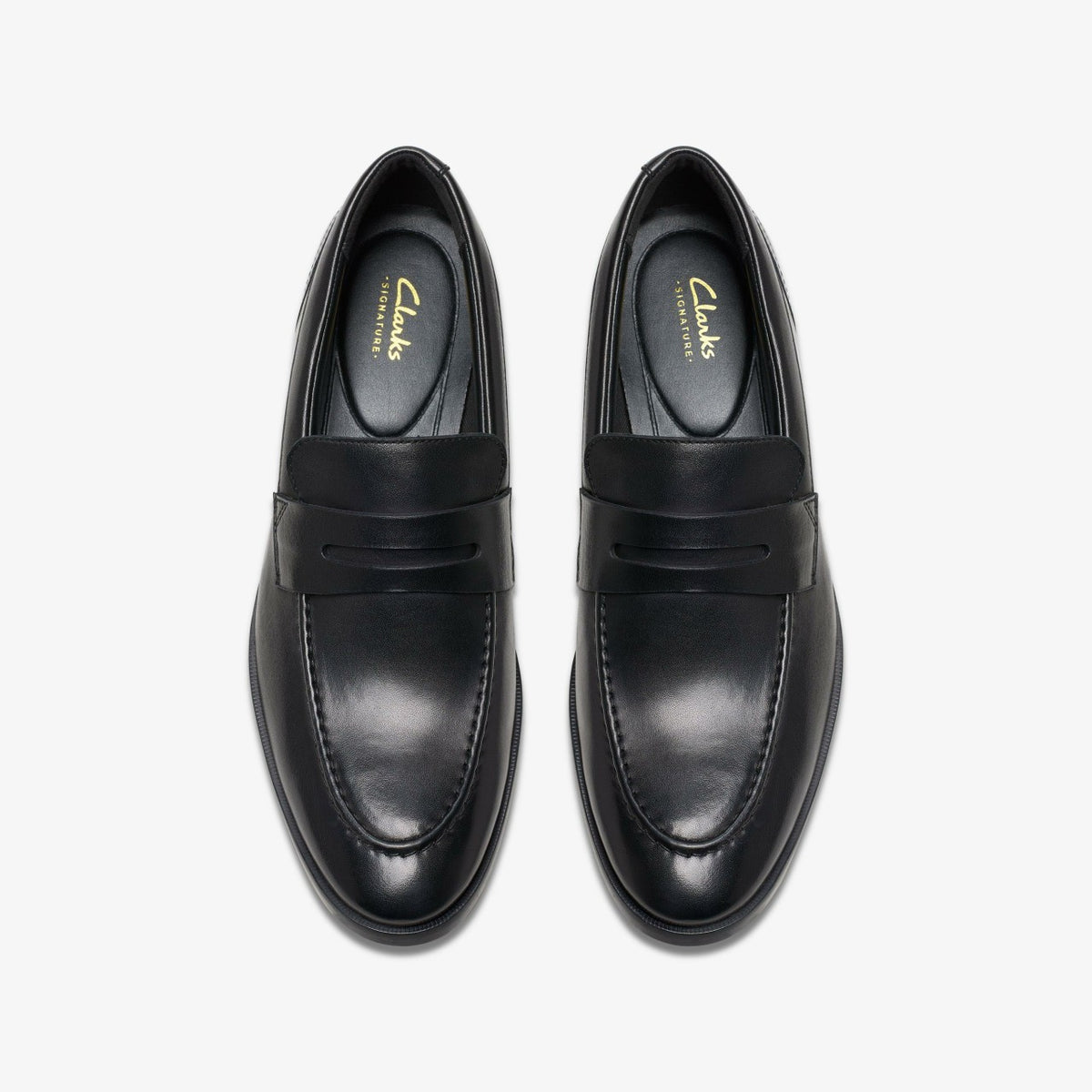 Brandon Step Loafer Black Leather