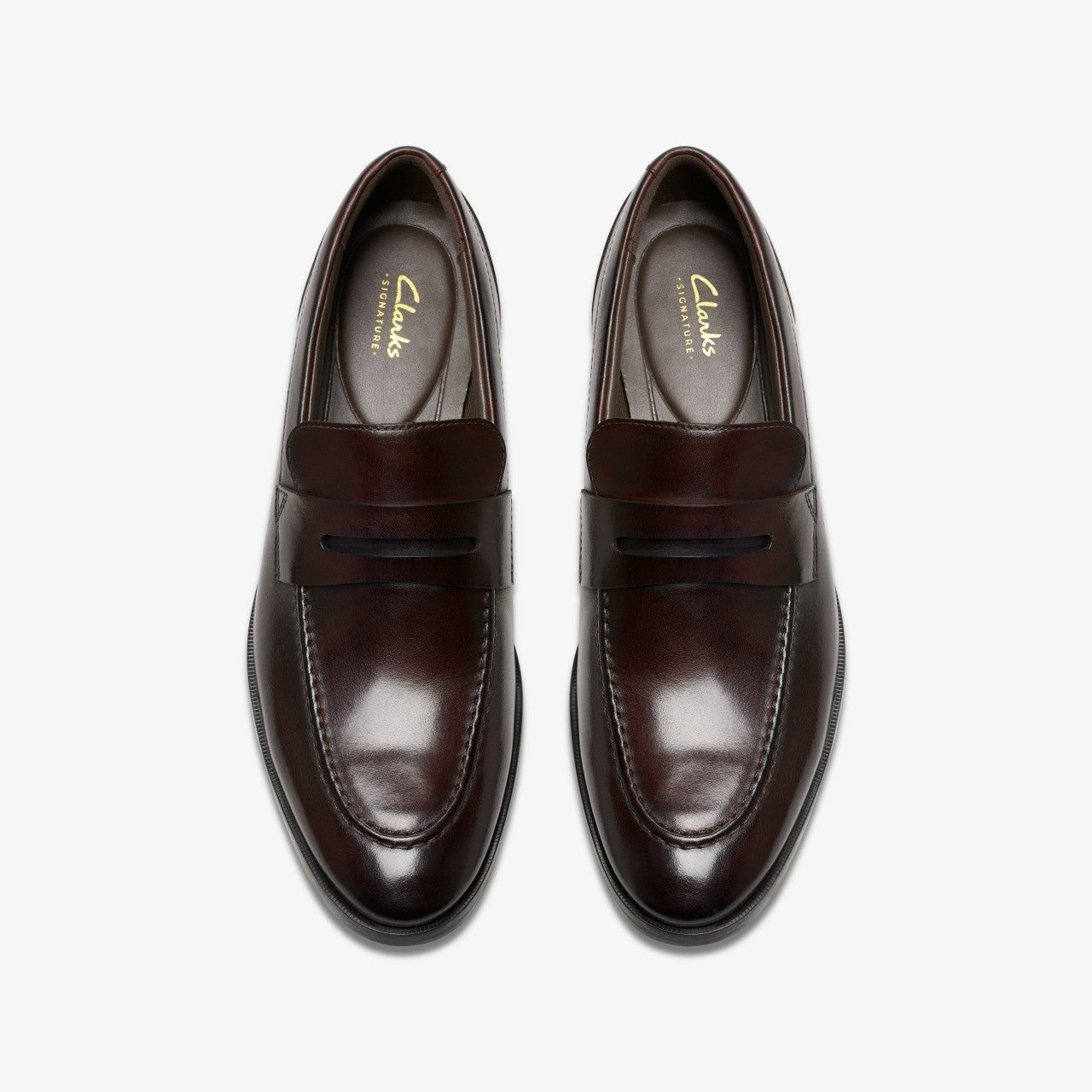 Brandon Step Loafer Dark Brown Leather