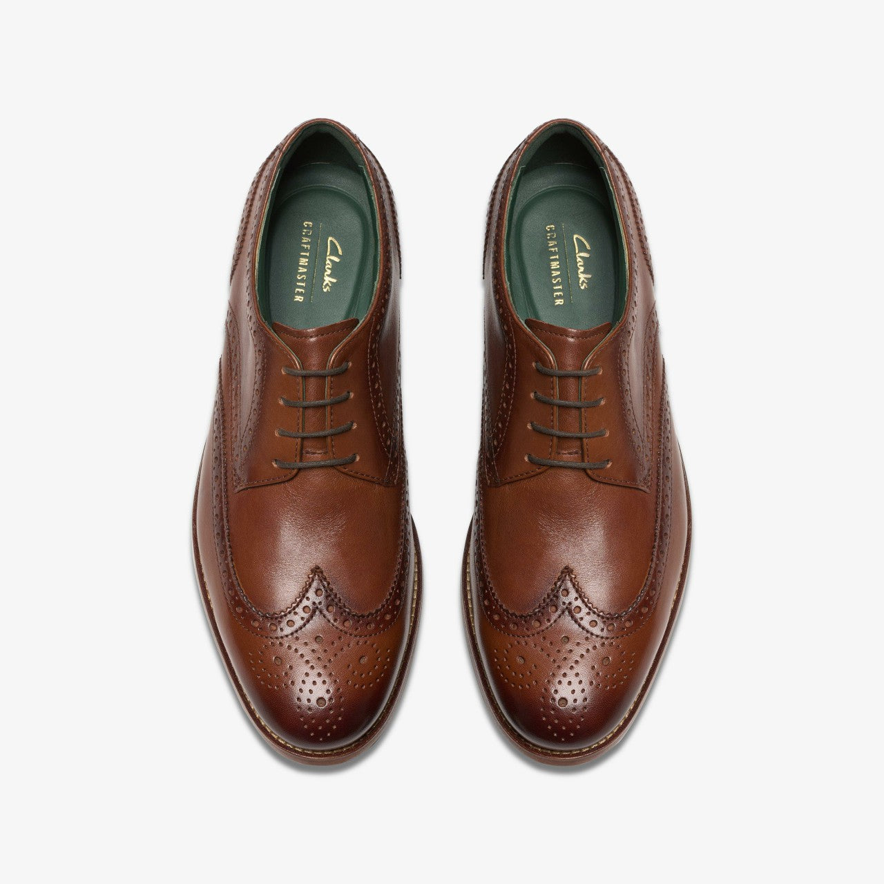 Craft James Tip Brogue Mid Tan Leather