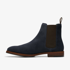 Craft James Top Chelsea Boot Navy Suede