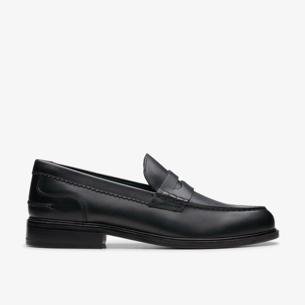 Craft James Lo Loafer Black Leather