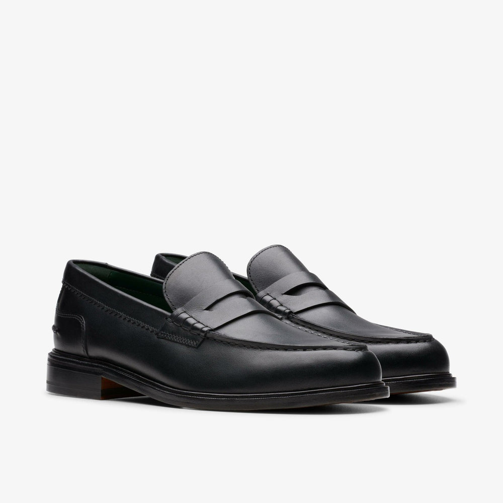 Craft James Lo Loafer Black Leather