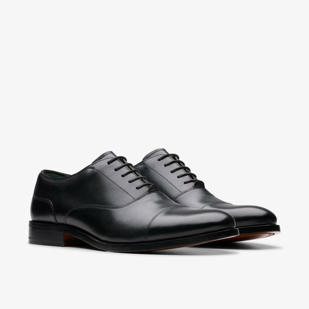 Craft James Cap Black Leather