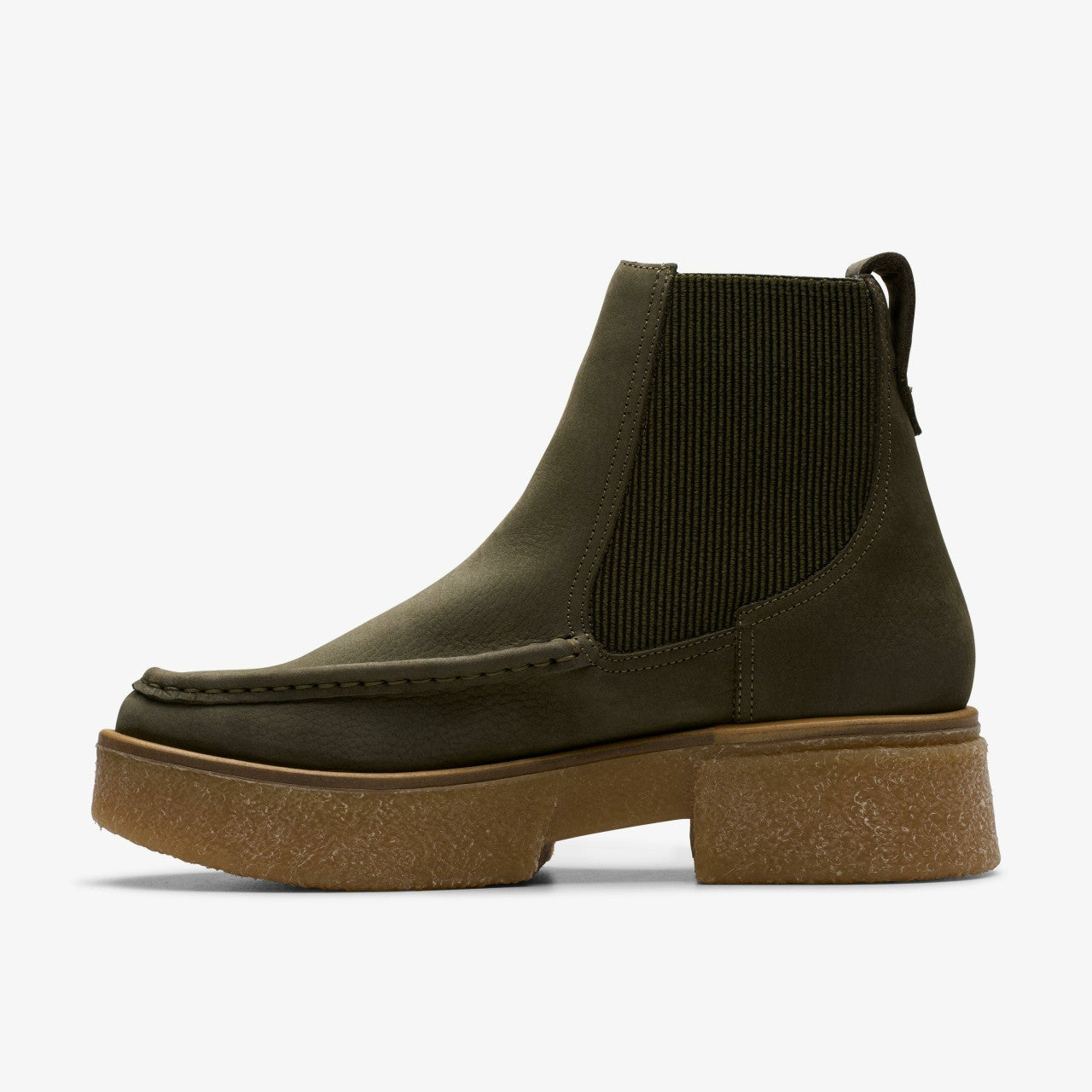 Linoso Top Ankle Boot Dark Green Nubuck