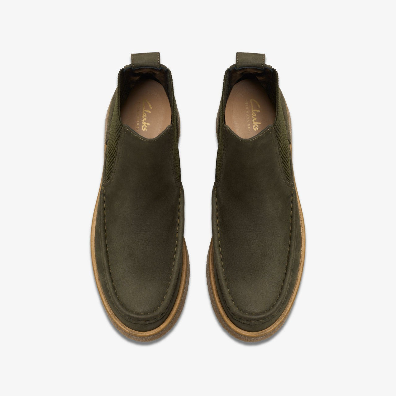 Linoso Top Ankle Boot Dark Green Nubuck