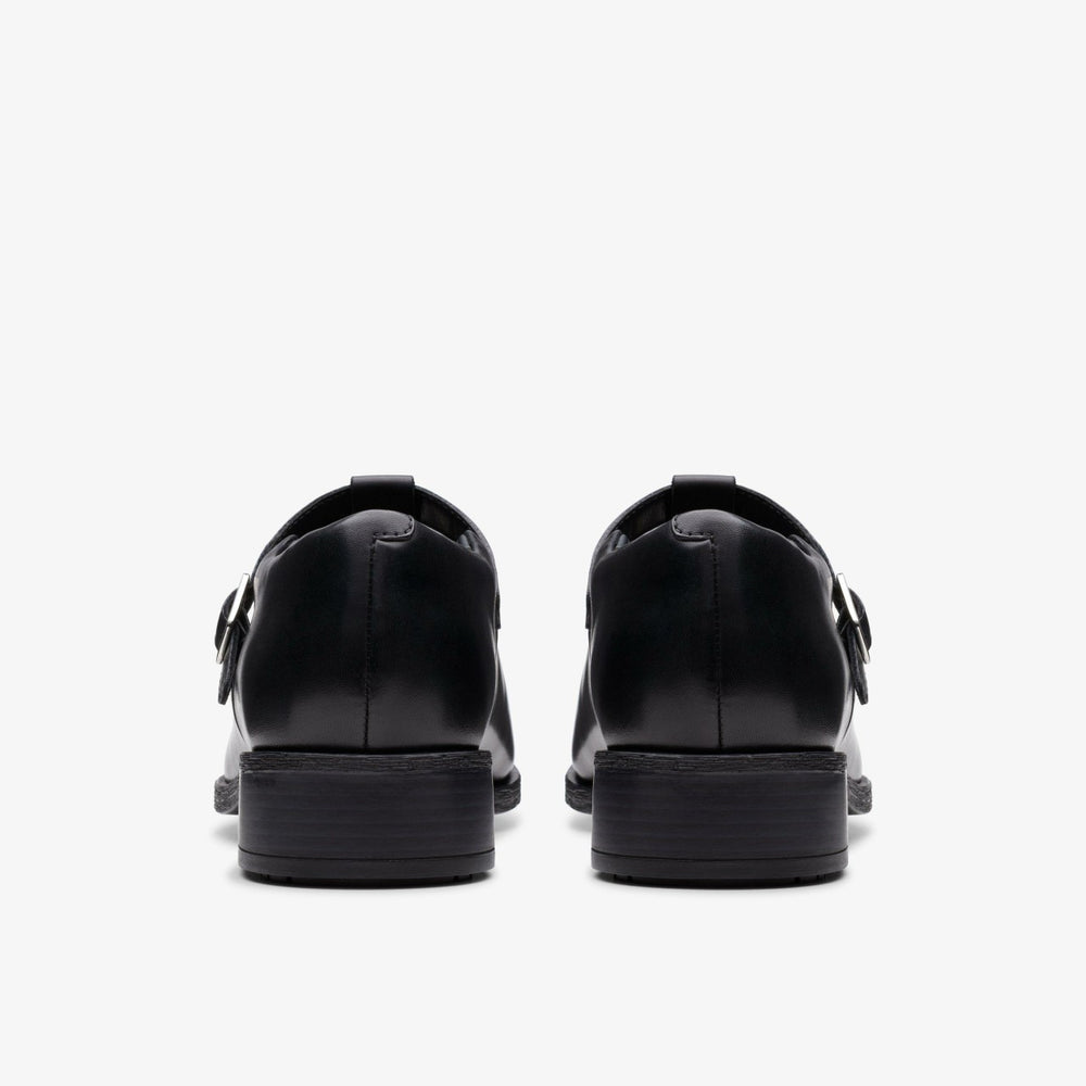 Havisham Bar Black Leather