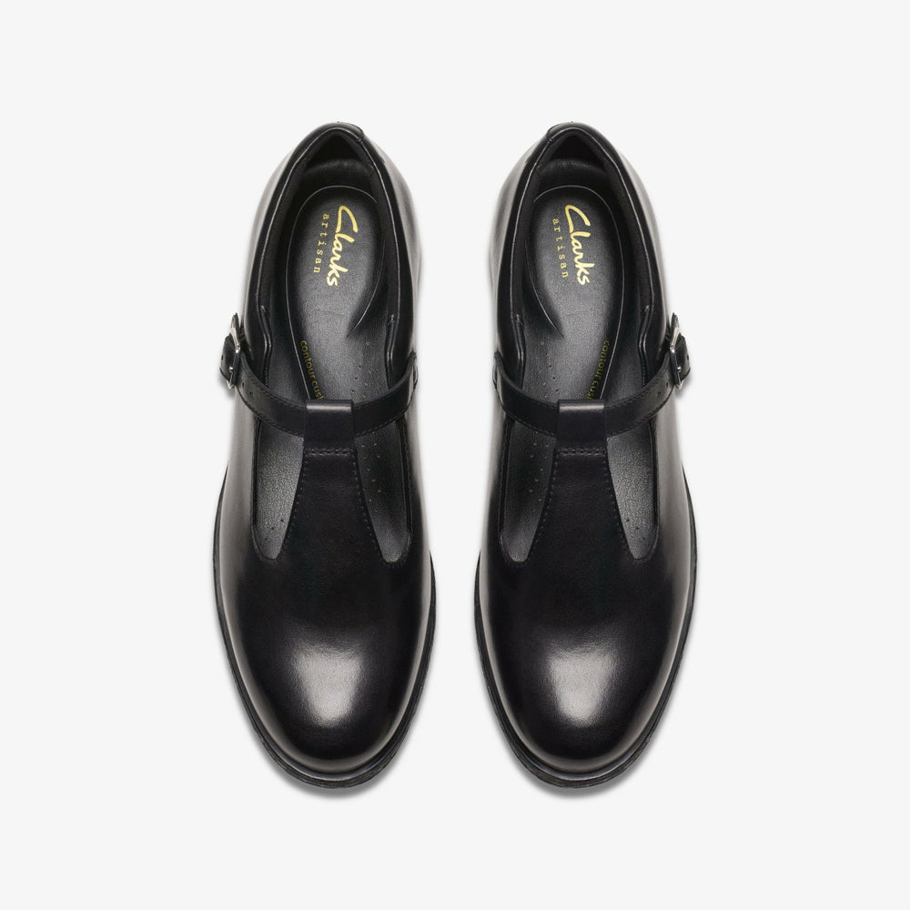 Havisham Bar Black Leather