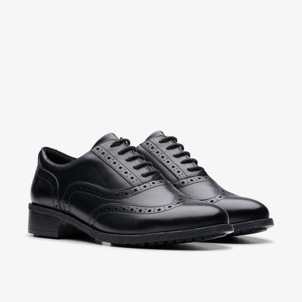 Havisham Oak Black Leather