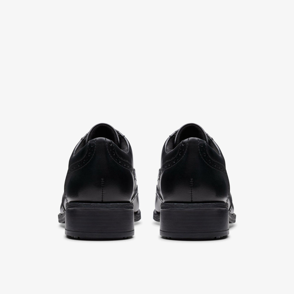 Havisham Oak Black Leather