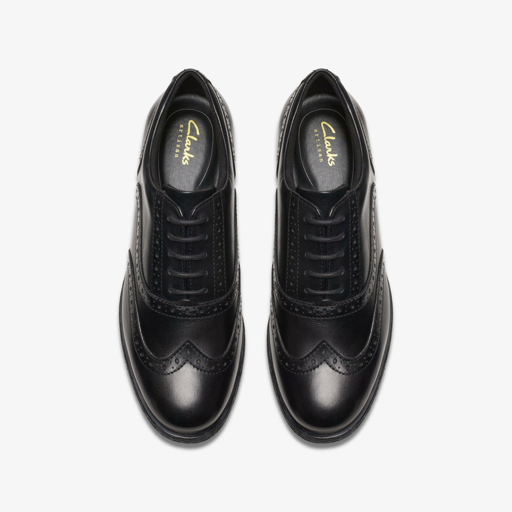 Havisham Oak Black Leather