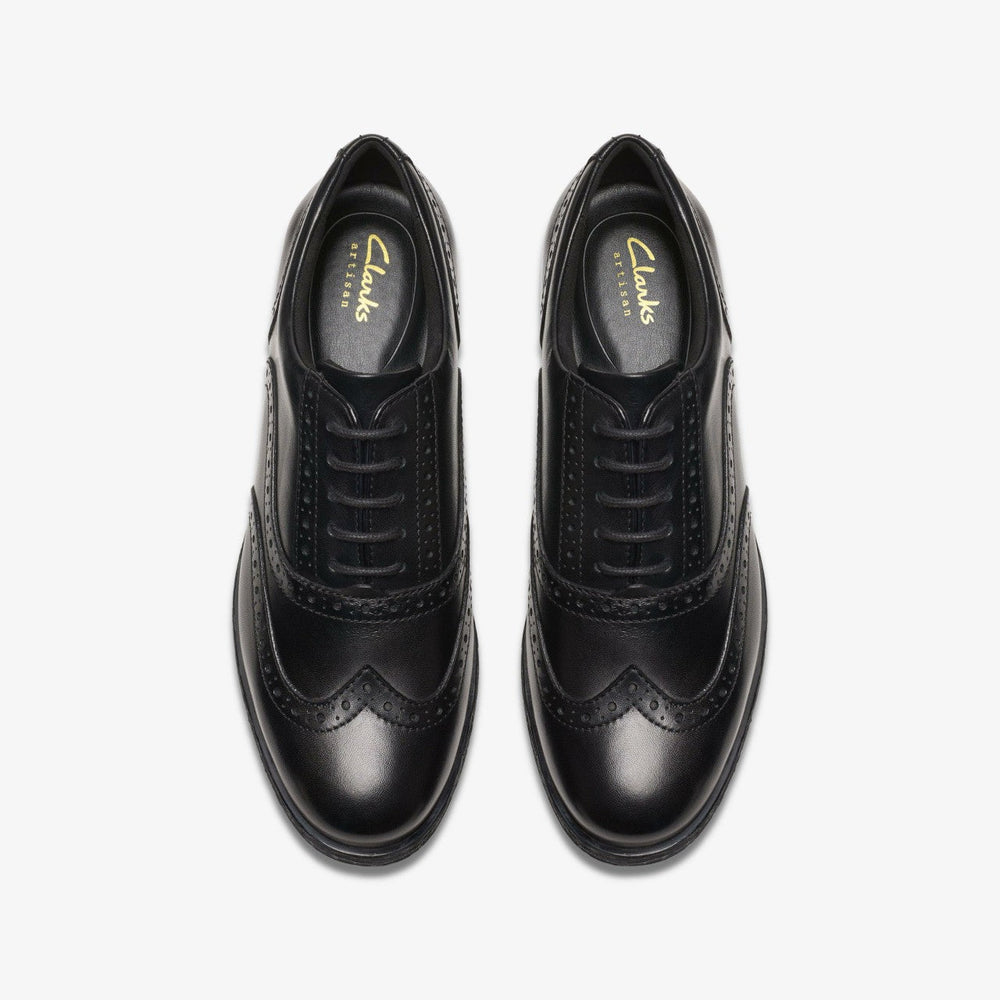 Havisham Oak Black Leather