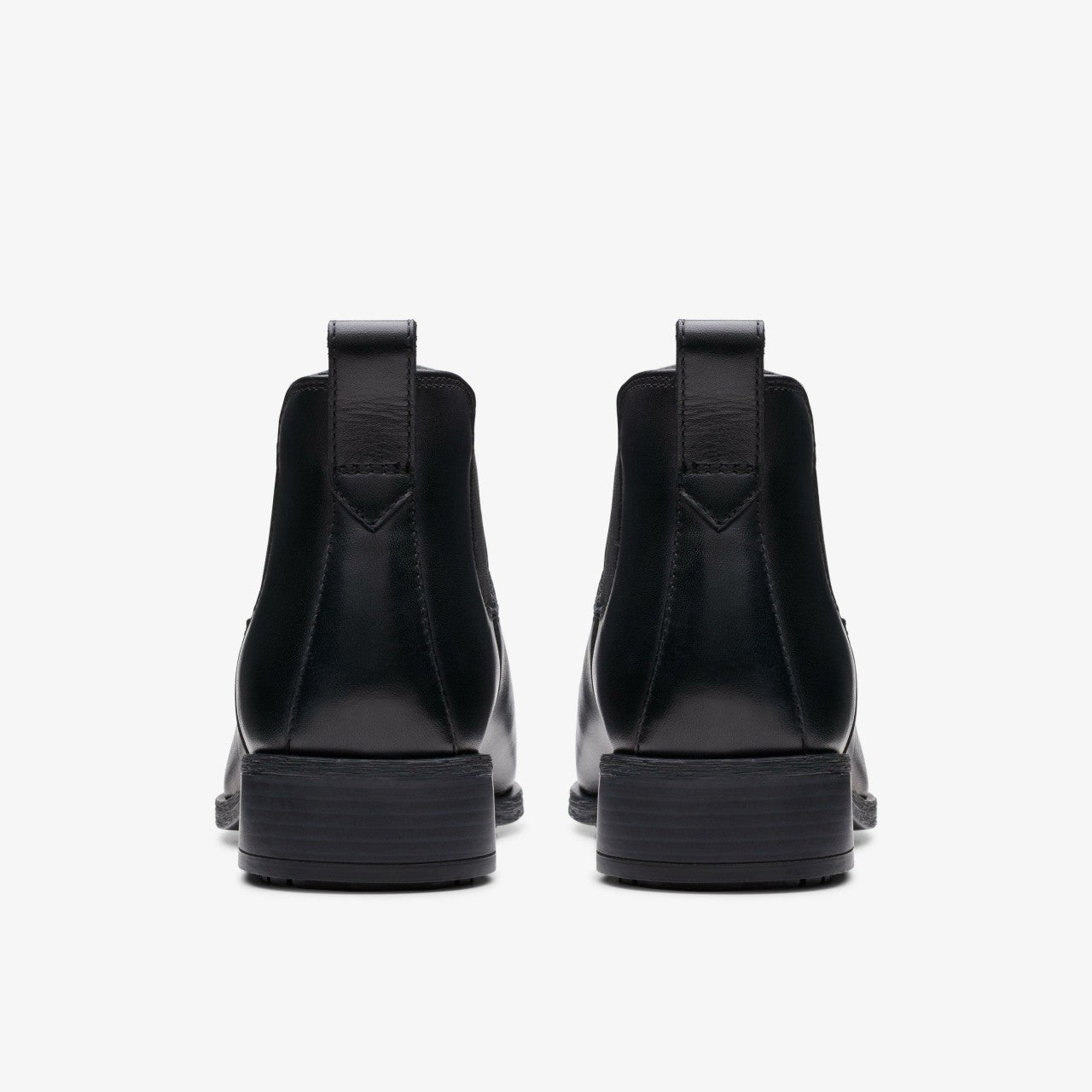 Havisham Top Ankle Boot Black Leather