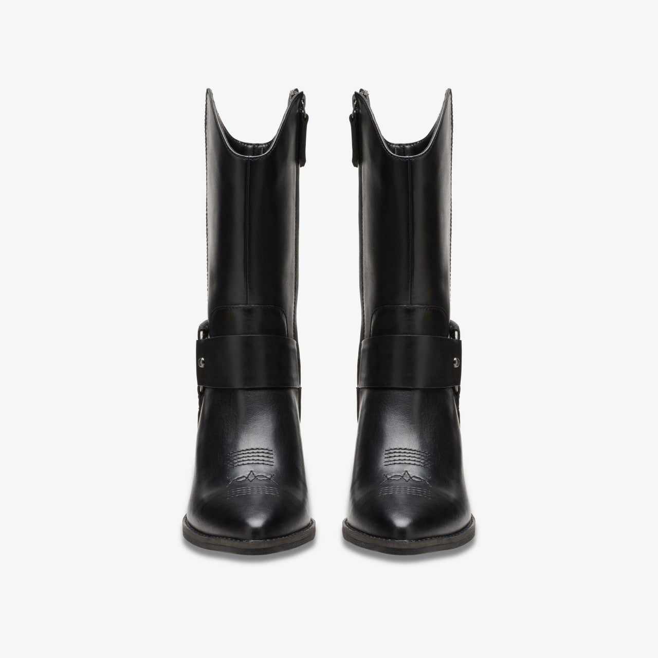Morzine Rise Black Leather