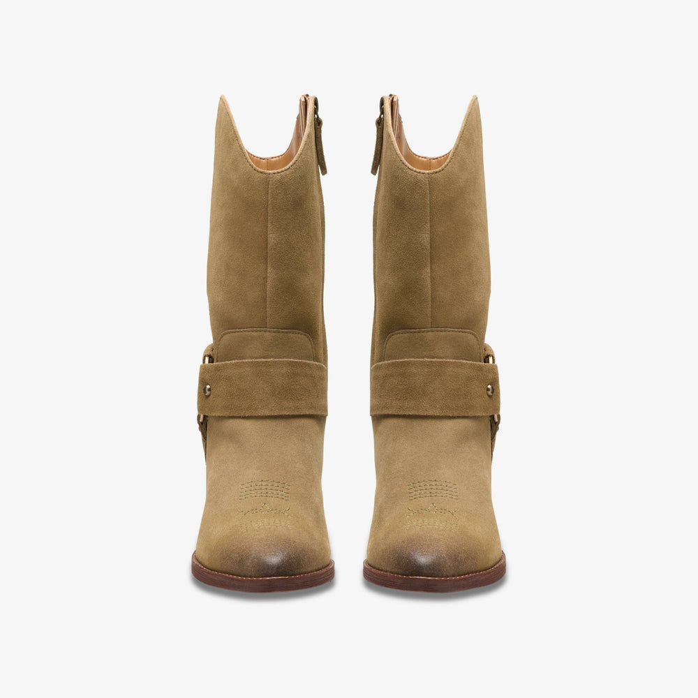 Morzine Rise Dark Sand Suede