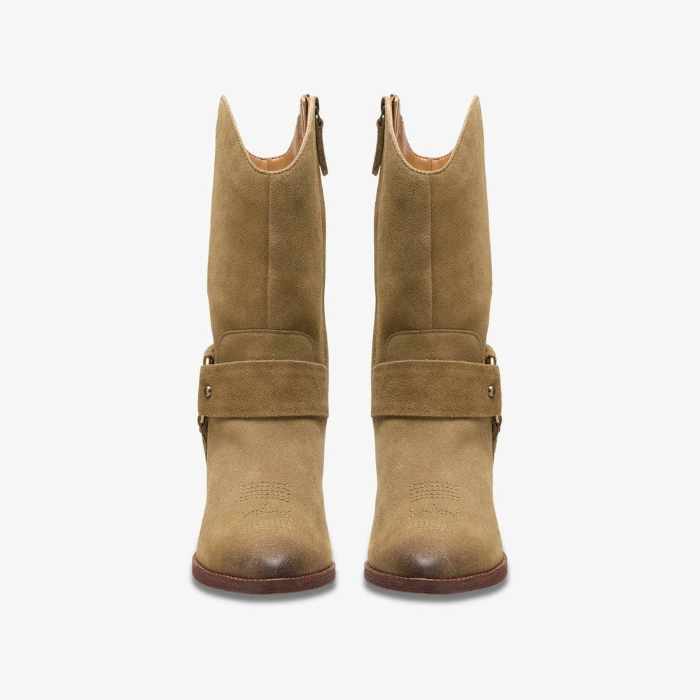 Morzine Rise Dark Sand Suede